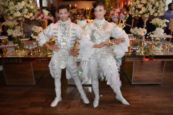 Sao Paulo 2019 Evento Notturno Premio Cultural Sebah Vieira — Foto Stock