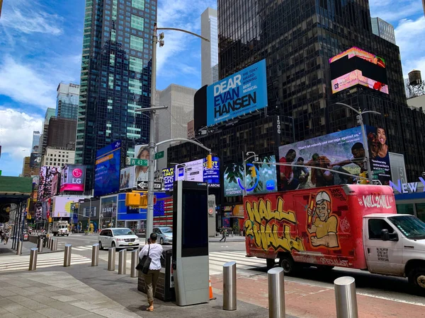 Nova York Eua Apesar Reabertura Cidade Nova York Nesta Semana — Fotografia de Stock