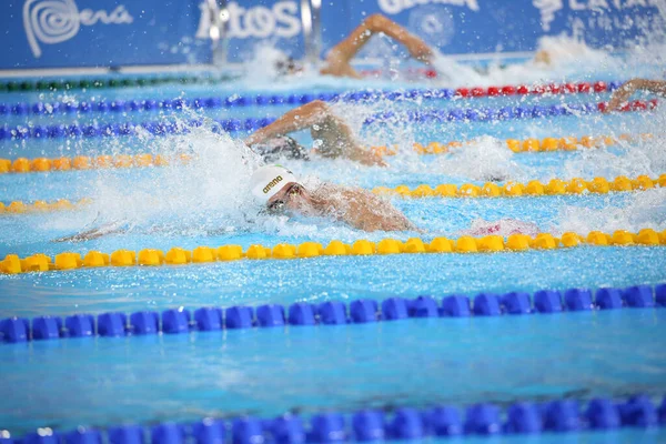 Lima Peru 2019 4X100M Rele Livre Misto Final Brasil Ficou — Foto Stock