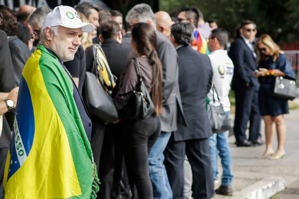 Brasilia 2019 Conferência Aliança Nacional Com Presidente Bolsonaro — Fotografia de Stock