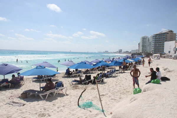 Cancun Mexico Mooi Tropisch Resort Cancun Mexico — Stockfoto