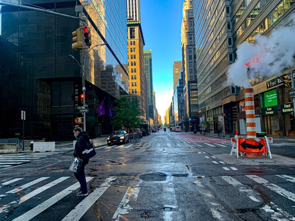 Nova York Eua Apesar Reabertura Cidade Nova York Nesta Semana — Fotografia de Stock