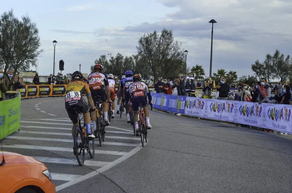 Carrera Bicicleta Italiana Rimini — Foto de Stock