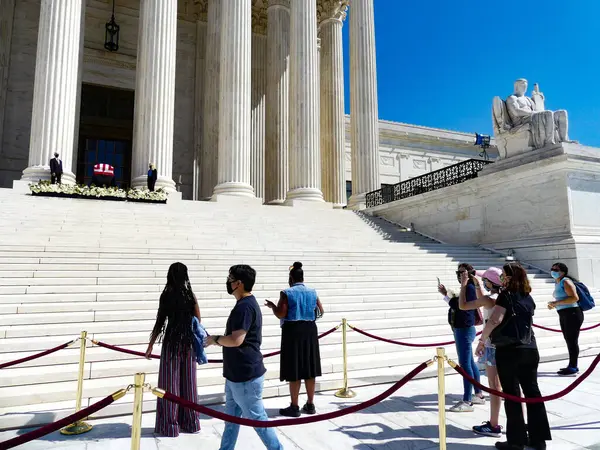 Washington Eua 2020 Vigília Solemn Para Supremo Tribunal Justiça Ruth — Fotografia de Stock