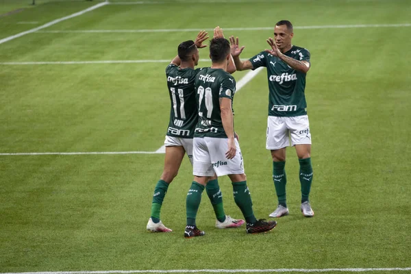 Spo Brasilianische Fußballliga Palmeiras Gegen Bahia Dezember 2020 Sao Paulo — Stockfoto