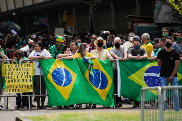 Int Presidente Brasiliano Effettua Una Visita Tecnica Mercato Pubblico Ceagesp — Foto Stock