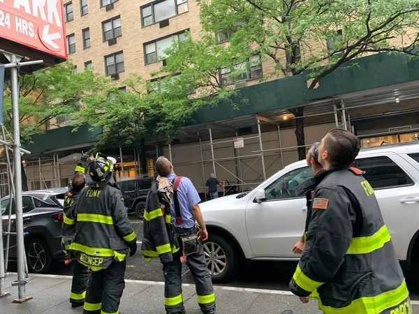 Nova York Eua 2020 Clima Danos Tempestade Tropische Isaias Manhattan — Stockfoto