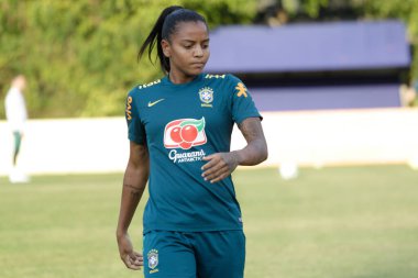 SAO PAULO, SP, BRAZIL: Brezilya 'daki iki Campeonato Brasileiro Srie A takımı arasında futbol maçı