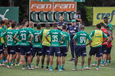 SAO PAULO, SP, BRAZIL: Brezilya 'daki iki Campeonato Brasileiro Srie A takımı arasında futbol maçı