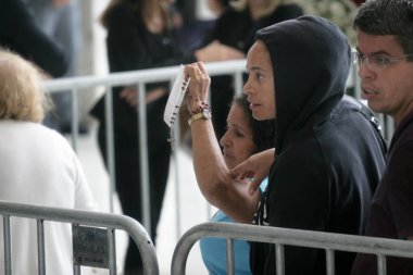 SAO PAULO, SP, 28.11.2019 - Velorio Gugu cenaze törenindeki insanlar 