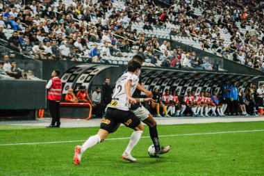 SAO PAULO - OCT 19, 2019: CORINTHIANS during the match between valid for the 27th round of the Brazilian Championship, at the Corinthians Arena in Itaquera
