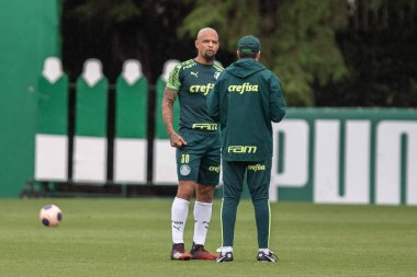SAO PAULO, SP, BRAZIL: Brezilya 'daki iki Campeonato Brasileiro Srie A takımı arasında futbol maçı
