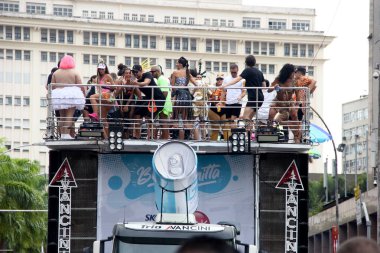 RIO DE JANEIRO, RJ, 29.02.2020 - BLOCO DA ANITTA - Bloco da cantora Anitta, desfila pelas ruas do Rio de Janeiro, neste sabado (29), pos karnaval. (Fotoğraf: Fausto Maia / Haber 2 / Depozito Fotoğrafları) 