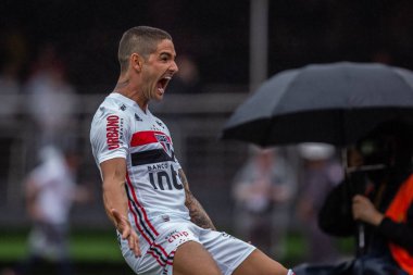 SAO PAULO, SP, BRAZIL: Brezilya 'daki iki Campeonato Brasileiro Srie A takımı arasında futbol maçı