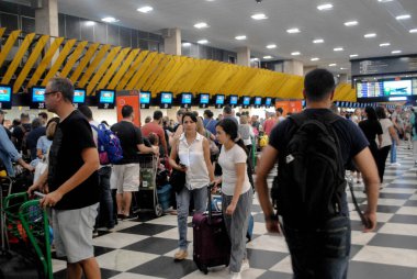 SAO PAULO, SP, 29.12.2019 - Sao Paulo, Brezilya Havaalanı
