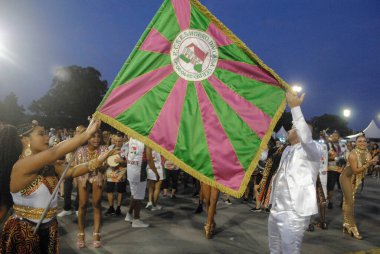 Sao Paulo, 25 Ocak 2020 - SAMBA VAI VAI OKULU TEKNİKİ - Escola de Samba Vai Vai 'nin teknik provası Sao Paulo' nun kuzeyinde Anhembi 'de gerçekleşti. 
