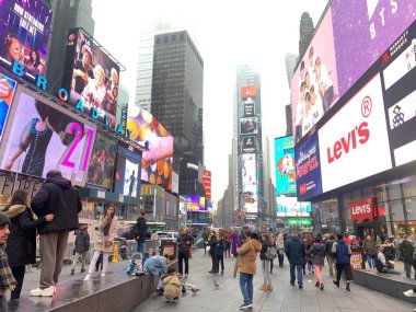 NEW YORK (USA) - 22 .01.2020: bir salgın sırasında COVID-19