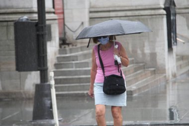 NEW YORK (USA) - 22 .01.2020: bir salgın sırasında COVID-19