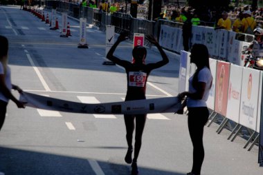 SAO PAULO (SP) .31 / 12 / 2019 -95 CORRIDA SAO SILVESTRE-95 Koşu Maratonu 