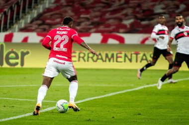 SAO PAULO, SP, BRAZIL: Brezilya 'daki iki Campeonato Brasileiro Srie A takımı arasında futbol maçı