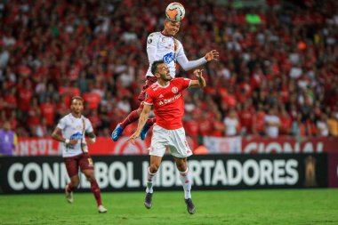 Porto Alegre - FEB 26, 2020: INTER VS TOLIMA - Kolombiya 'dan Tolima' ya karşı oynanan maçta, Libertadores 2020 öncesi Beira-Rio Stadyumu, Porto Alegre 'deki Beira-Rio Stadyumu' nda oynanan üçüncü tur maçında onaylandı.