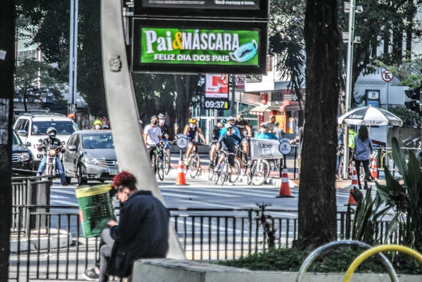 Sao Paulo 2020 Clima Termometros Medem Graus Neste Domingo Com — Stockfoto