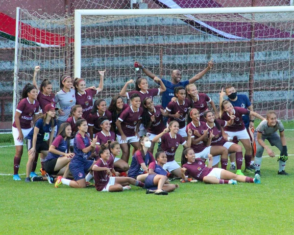 Spo Liga Brasileira Futebol Feminino Segunda Divisão Novembro 2020 São — Fotografia de Stock