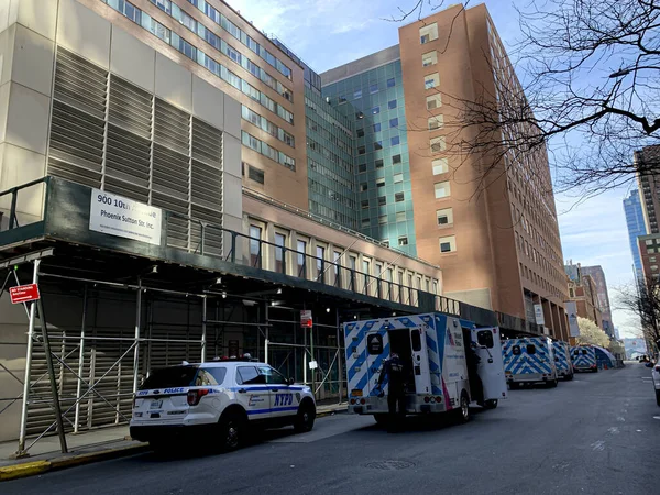 Int Covid Causou Morte Uma Enfermeira Mount Sinai West Hospital — Fotografia de Stock