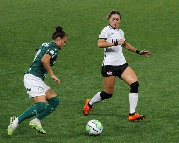 Spo Corinthians Palmeiras Brazilian National Female Soccer League Noviembre 2020 —  Fotos de Stock