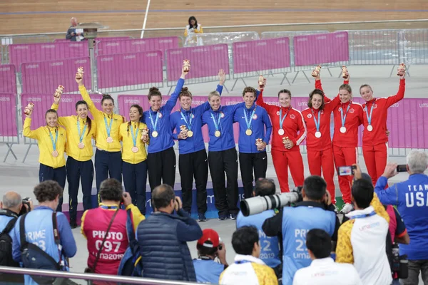 Peru Lima 2019 Lima Peru 2019 Ciclismo Velodromo Videna Foto — Stockfoto