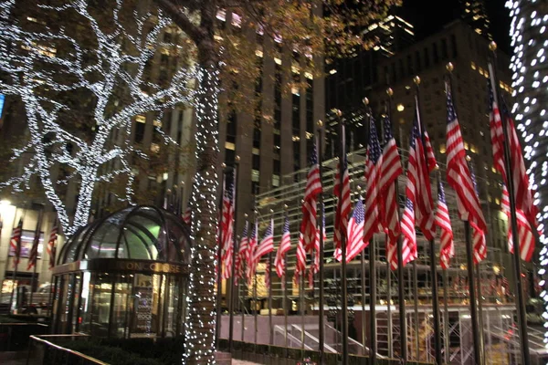 November 2020 New York Rockefeller Center Saks Anderen Beginnen Met — Stockfoto