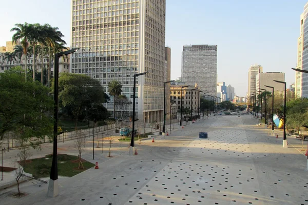 Budgivning För Koncessionen Anhangabau Valley September 2020 Sao Paulo Brasilien — Stockfoto