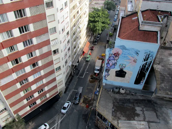 Wetterlage Und Bewegung Der Menschen Sao Paulo November 2020 Sao — Stockfoto