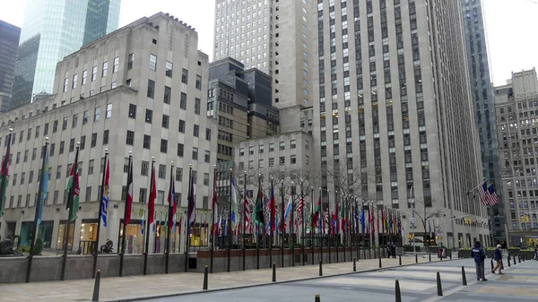 Calles Nueva York Durante Pandemia Coronavirus — Foto de Stock