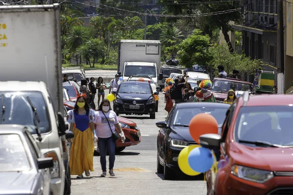 Childrens Day Holiday Covid Sao Paulo October 2020 Sao Paulo — Stock Photo, Image