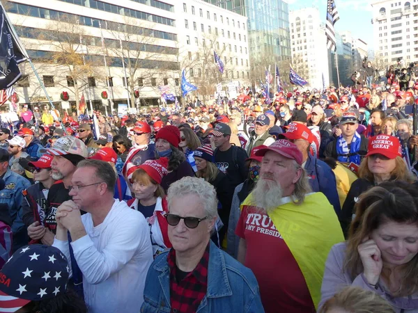 Washington Estados Unidos 2020 Manifestaciones Derechistas Explotan Corazón Washington Estados — Foto de Stock