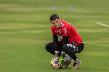 SAO PAULO, SP, BRAZIL: Brezilya 'daki iki Campeonato Brasileiro Srie A takımı arasında futbol maçı