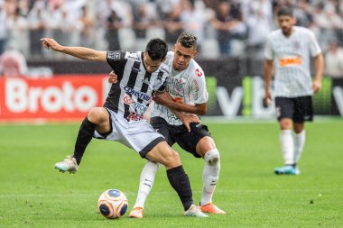 SAO PAULO, SP, BRAZIL: Brezilya 'daki iki Campeonato Brasileiro Srie A takımı arasında futbol maçı
