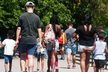 SAO PAULO, SP, 01.12.2019 - Ibirapuera parkında dekorasyon ve hareket 