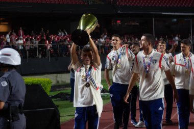 SAO PAULO, SP, 04.12.2019 - ROTEST - Birleşik Meslekleri Savunma Sendikaları protestosu sırasında