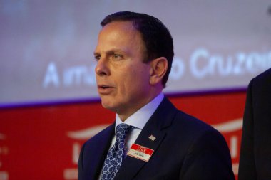 SAO PAULO, SP, 13.09.2019 - Vali Joao Doria toplantıda haberleri duyurdu