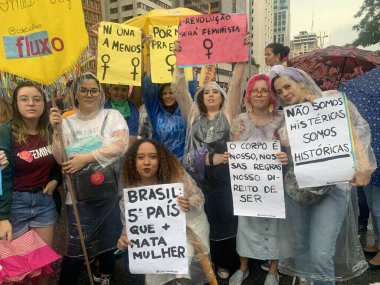Sao Paulo, Brezilya 'da Uluslararası Kadınlar Günü 
