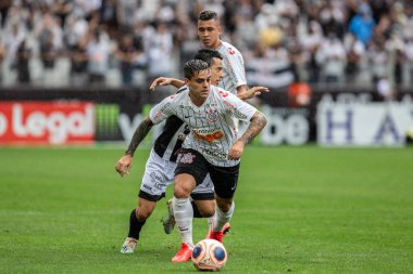 SAO PAULO, SP, BRAZIL: Brezilya 'daki iki Campeonato Brasileiro Srie A takımı arasında futbol maçı