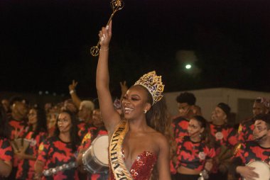 Sao Paulo, 25 Ocak 2020 - SAMBA VAI VAI OKULU TEKNİKİ - Escola de Samba Vai Vai 'nin teknik provası Sao Paulo' nun kuzeyinde Anhembi 'de gerçekleşti. 