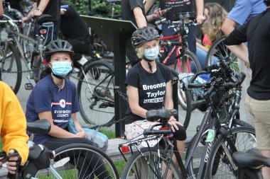 NEW YORK, 28 / 08 / 2020 - Siyahi HAYATLARI DURANTE O 57 ANIVERSARIO DA HISTORICA MARCHA DE MARTIN LUther King