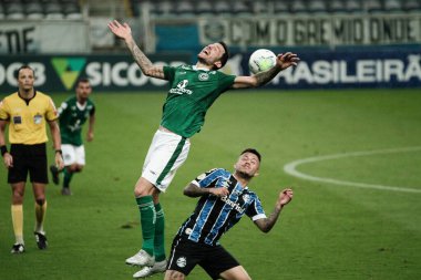 SAO PAULO, SP, BRAZIL: Brezilya 'daki iki Campeonato Brasileiro Srie A takımı arasında futbol maçı