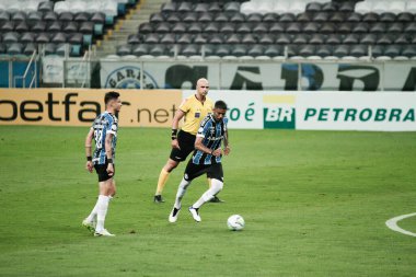 SAO PAULO, SP, BRAZIL, 28.11.2020: Sao Paulo, Brezilya 'da iki takım arasında futbol maçı