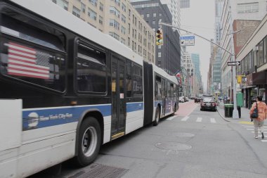 31 Ağustos 2020, New York, ABD: Metropolitan Transportation Authority (Metropolitan Transport Authority) New York 'taki metro ve otobüs ulaşımından sorumludur. Ancak sürücüler ve biniciler, 