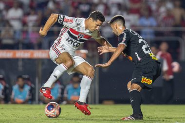 SAO PAULO, SP, BRAZIL: Brezilya 'daki iki Campeonato Brasileiro Srie A takımı arasında futbol maçı
