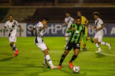 SAO PAULO, SP, BRAZIL: Brezilya 'daki iki Campeonato Brasileiro Srie A takımı arasında futbol maçı